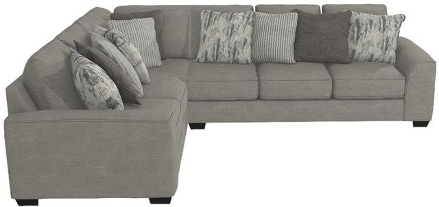 Benchcraft® Ardsley 3-Piece Pewter L-Shape Sectional-1