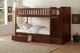 Homelegance® Rowe Dark Cherry Youth Twin/Twin Step Bunk Storage Bed-1
