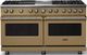 Viking® 5 Series 60" Golden Hour Pro Style Dual Fuel (NG) Range with Brushed Brass Trim-0