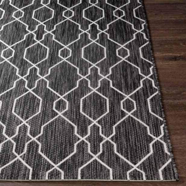 Surya Eagean Charcoal 4'x6' Area Rug-1