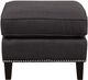 Elements International Erica Heirloom Charcoal Ottoman-1