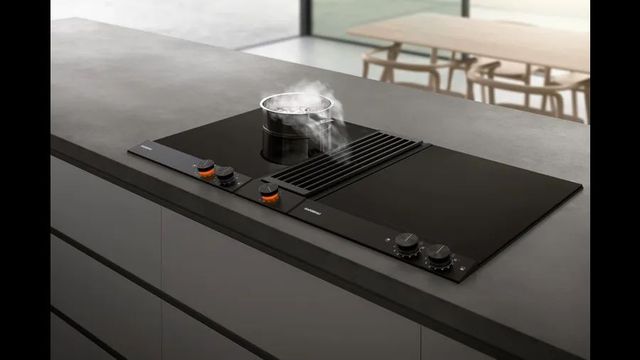 OVERSTOCK Gaggenau Vario 200 Series 6" Black Downdraft Ventilation-1