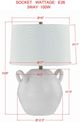 Forty West Maddie White Table Lamp-1
