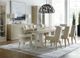 Hooker® Furniture Cascade Terrain Extendable Dining Table with Textured Gesso Base-1