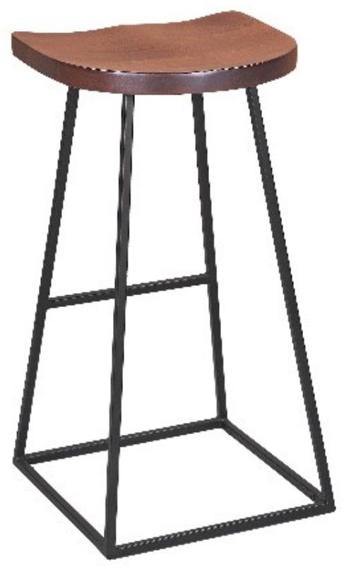 Porter International Designs Clement Walnut Bar Stool-2