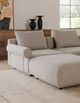 Moe's Home Collection Rosello Light Grey Ottoman-4