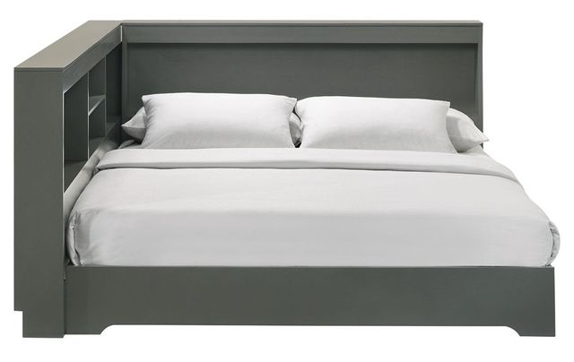 Elements International Sami Gray Full Corner Bed-1