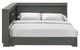 Elements International Sami Gray Full Corner Bed-1