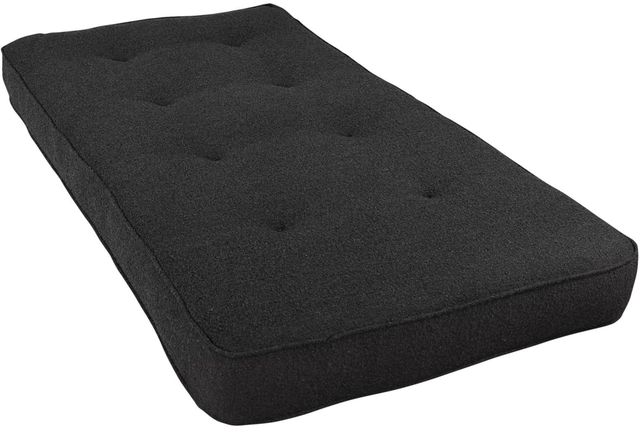 Kodiak Furniture Canton Black 8" Coil Hinged Innerspring Twin Mattress -0