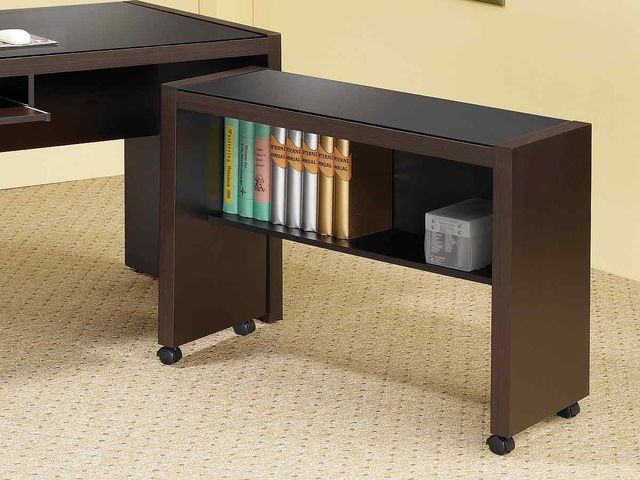 Coaster® Skeena Cappuccino Mobile Return with Casters-1