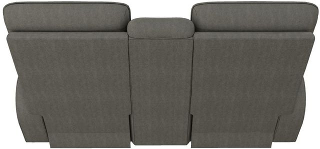 La-Z-Boy® Jay Flannel Manual Reclining Loveseat with Console-4