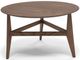 Natuzzi Editions Plettro Blonde Ash Round Corner Table-0