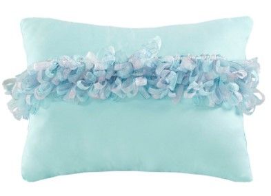 Olliix by Mi Zone Pearl Aqua and Purple Full/Queen Metallic Printed Reversible Comforter Set-2