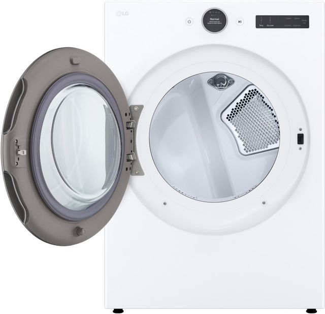 LG 7.4 Cu. Ft. White Front Load Electric Dryer-3