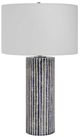 Uttermost® Havana Cobalt Glazed Stripes Table Lamp-0