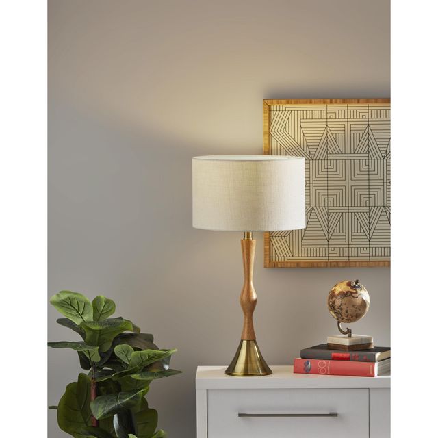 Adesso® Eve Natural Oak Table Lamo-1