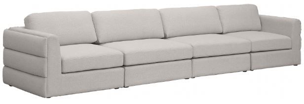 Meridian Furniture Beckham Grey Modular 152" Sofa-0