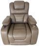 Corinthian Furniture Smoke Power Headrest Recliner-0