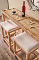 Universal Explore Home™ Weekender Coastal Living Home Sandbar 4-Piece Natural Rattan Console Set-4