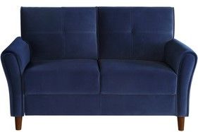 Mazin Furniture Dunleith 2 Piece Blue Sofa/Loveseat Set-1