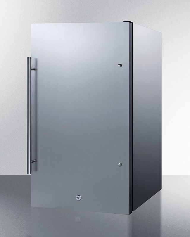 Summit® 3.1 Cu. Ft. Stainless Steel Under the Counter Refrigerator-1