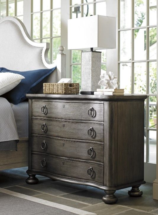 Lexington Home Oyster Bay Sandy Ridge Silver Gray Bachelor's Chest-1