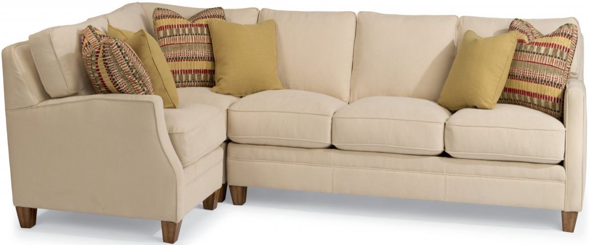 Flexsteel Customizable Lennox Sectional Fitzgerald Home Furnishings Frederick MD