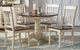 A-America® British Isles Cocoa Bean Dropleaf Dining Table with Chalk Base-2
