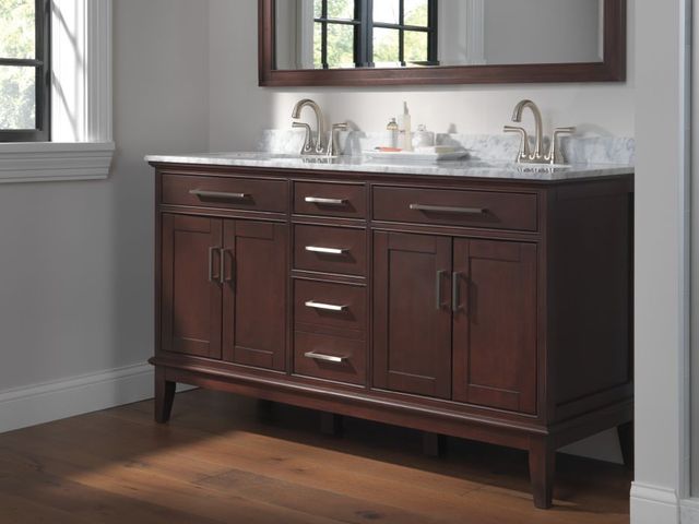 Delta Kayra® Stainless 2-Handle Centerset Bathroom Faucet-3