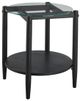 Signature Design by Ashley® Westmoro Glass Top End Table with Black Base -0