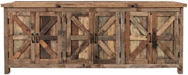Jofran Inc. Eden Prairie Reclaimed 6-Door Accent Cabinet-1