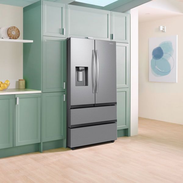 Samsung 36 in. 25.0 Cu. Ft. Fingerprint Resistant Stainless Steel Counter Depth French Door Refrigerator