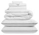 Nectar Resident Serenity Sleep White Queen Bedding Bundle-0