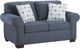 Affordable Furniture 3540 Belhaven Indigo Loveseat-0