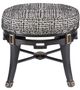 Currey & Company Scarlett Black Tuxedo Ottoman-0