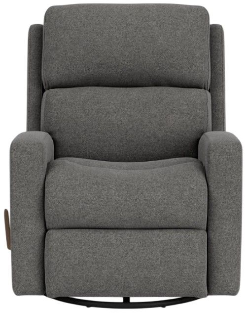 Flexsteel® Catalina Gray Flagstone Swivel Gliding Recliner-1