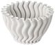 Currey & Company White Ripple Vase-1