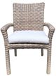 CabanaCoast® Customizable Riverside SolWeave® Wicker Outdoor Arm Chair-1