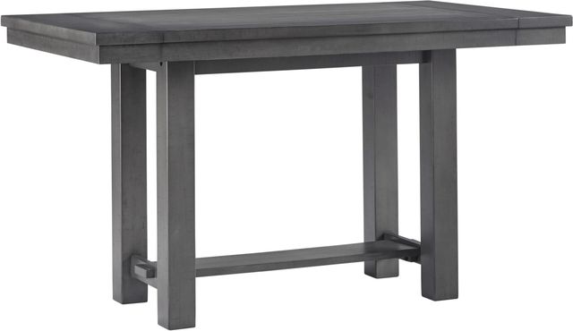 Signature Design by Ashley® Myshanna 7-Piece Gray Counter Height Dining Room Set-2