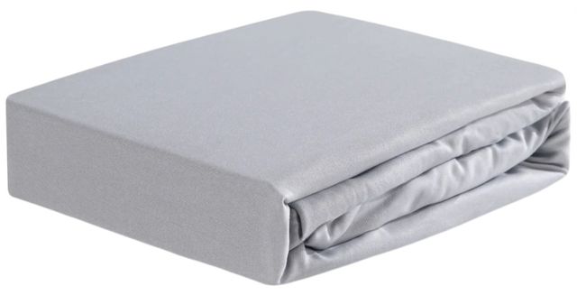 BEDGEAR® Dri-Tec Performance® Baby Light Gray Fitted Crib Sheet-0