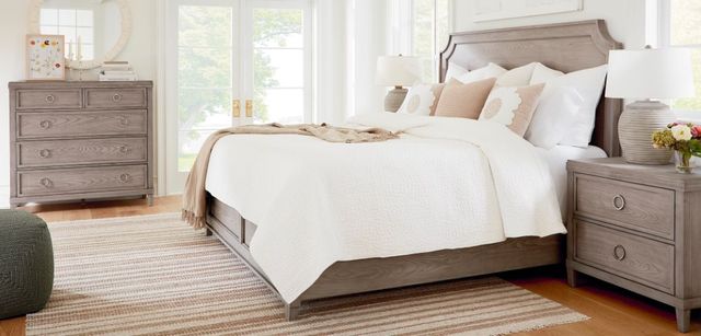 Bassett® Furniture Ventura Chalk Slate Twin Panel Bed-1
