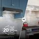 Broan Alta 2 Series 30" Black Stainless Steel Under Cabinet Range Hood-2