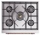 Ilve® Nostalgie II Noblesse 30'' Burgundy Pro Style Dual Fuel Range with Copper Trim-2