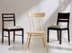 Bassett® Furniture Origins Phelps Carbon Dining Chair with Cream Upholstered Seat-3