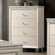 Furniture of America® Allie Pearl White Chest-0
