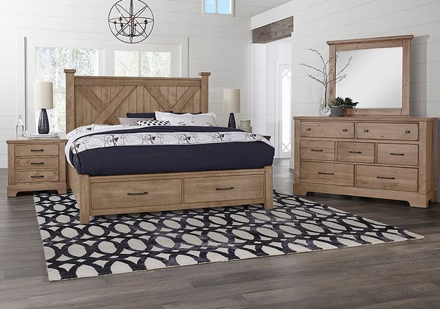 Artisan & Post by Vaughan-Bassett Cool Rustic Natural Dresser-3