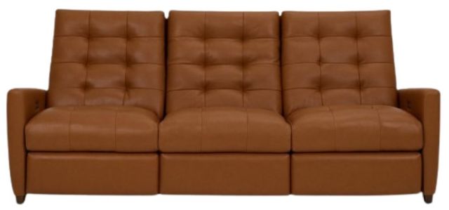 American Leather® Customizable Como L-Series Leather Manual Reclining Sofa-1