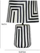 TOV Furniture Minori Black Striped Table Lamp-2