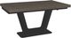 Amisco Customizable Amelia Thermo Fused Laminate Rectangular Dining Table Top with Metal Base-0