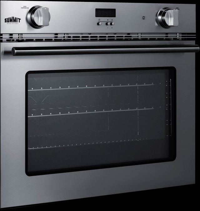 Summit® 27" Stainless Steel Single Gas Wall Oven-2